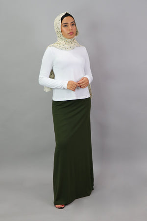 White Long Sleeve Top (4549430411321)