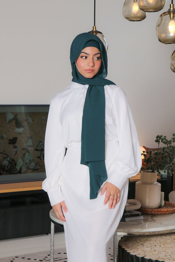 Luxe Soft Maxi Skirt - White